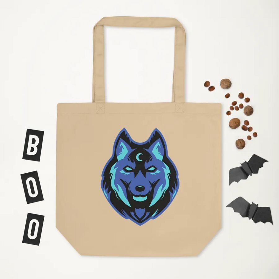 Mystic Wolf Guardian Eco Tote product image (5)
