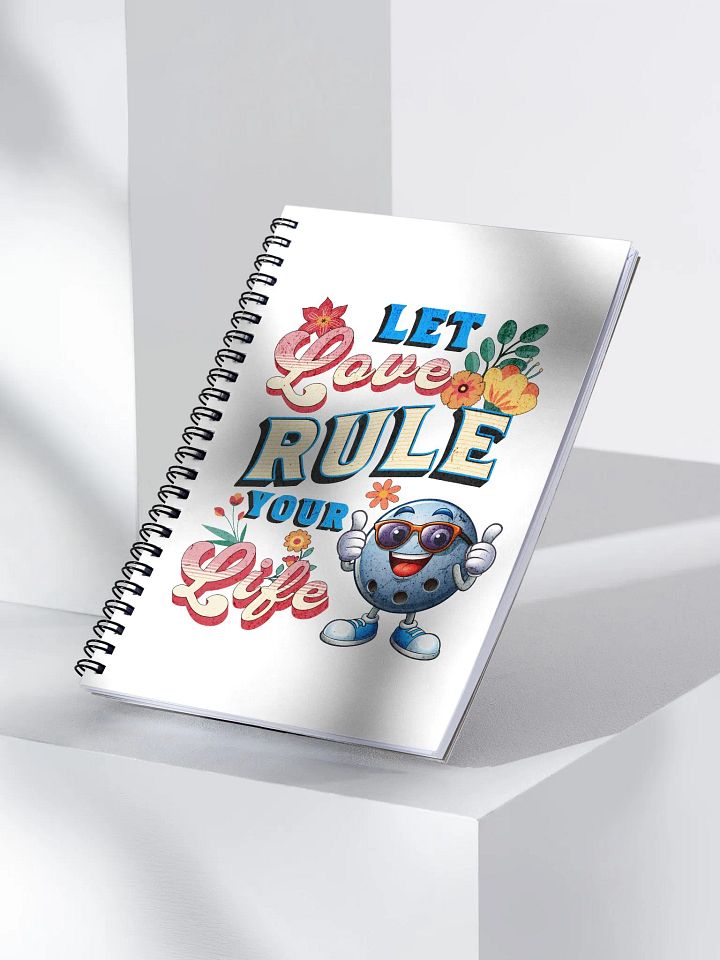 Let Love Rule Your Life Bowling Notebook product image (2)