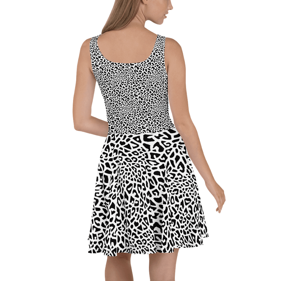 Silver Leopard Skater Dress product image (4)