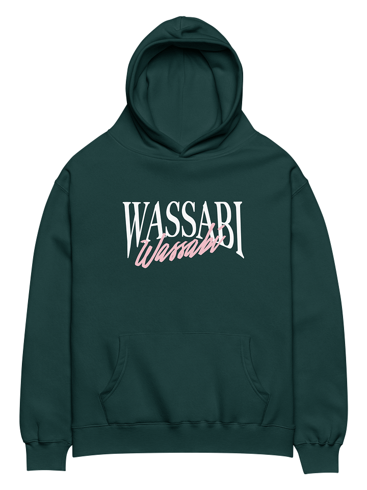 Wassabi Oversized Blue and Green Hoodie product image (1)
