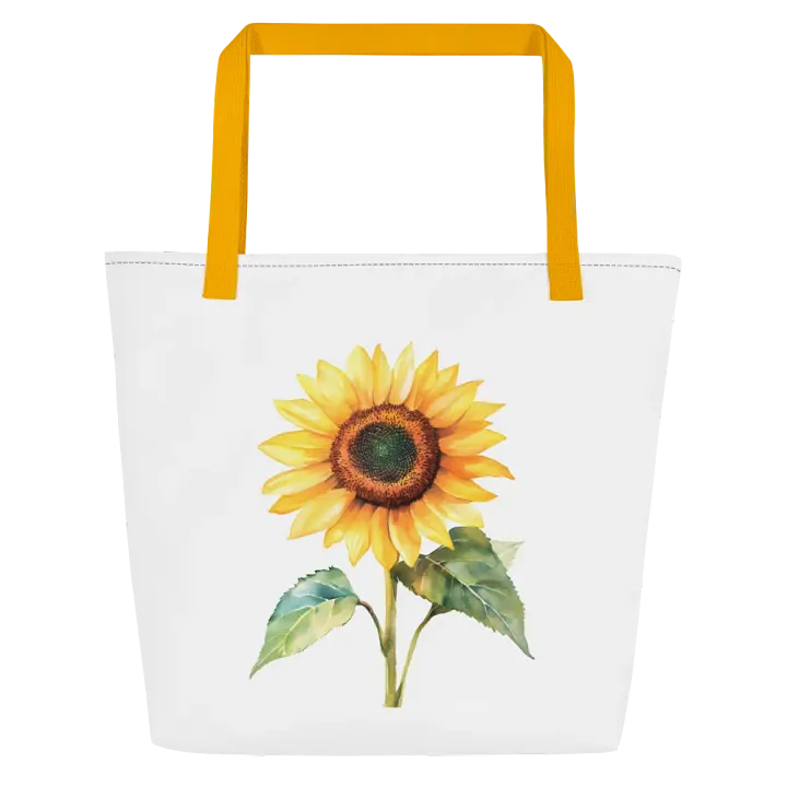 Vibrant Sunflower All-Over Tote Bag product image (1)