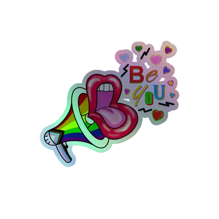 Holographic Be You Sticker product image (2)