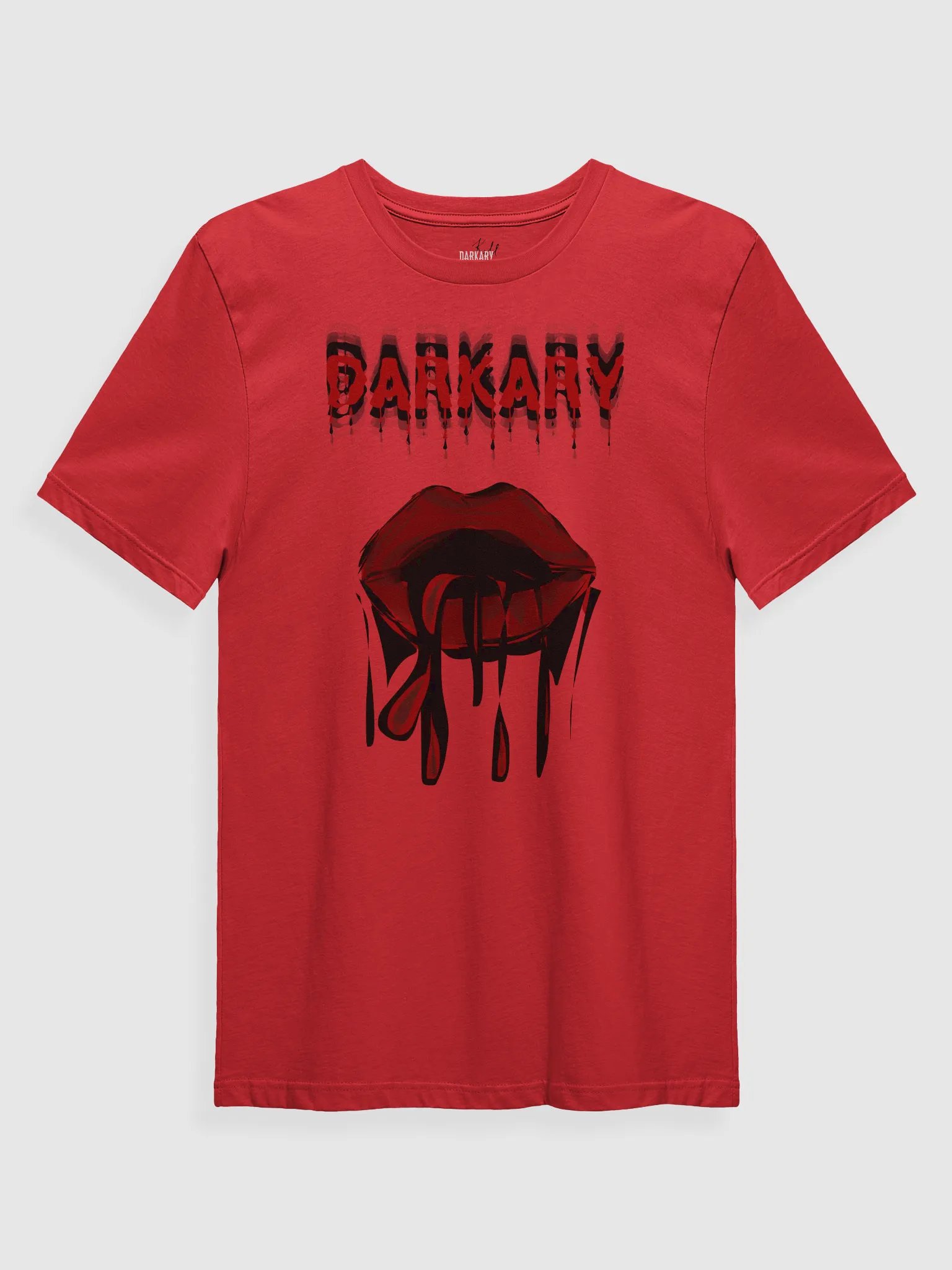 DARKARY Mouth Red T-shirt product image (1)