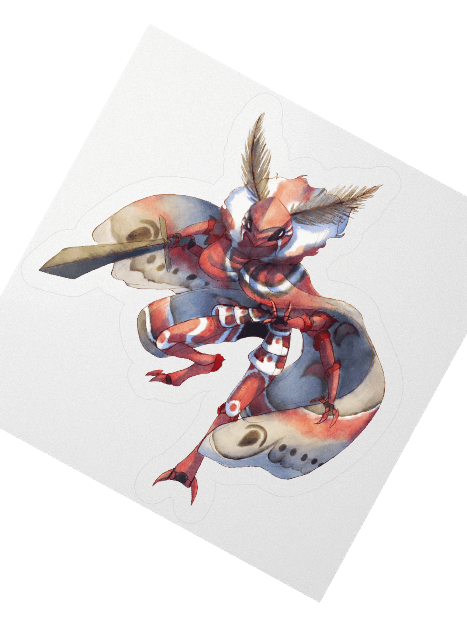 Moth Knight - sticker product image (6)