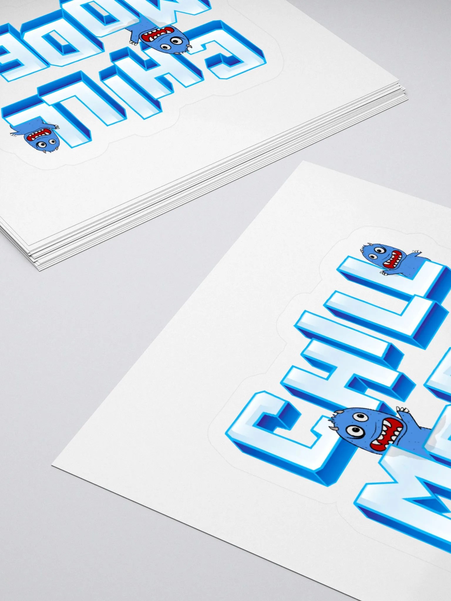 Chill Mode Creatures Kiss Cut Stickers product image (11)