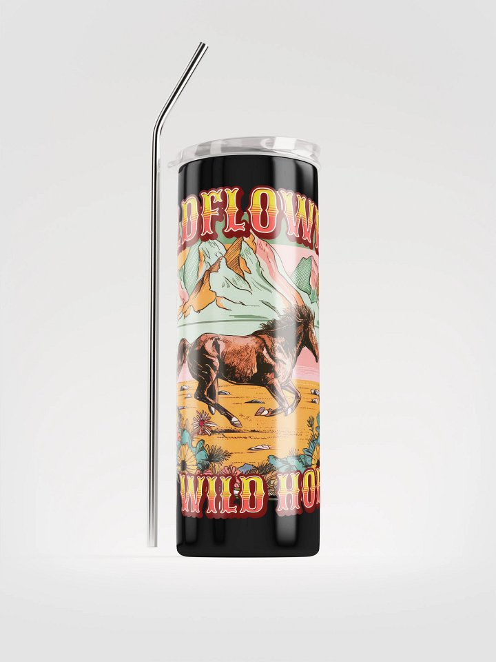Wild Horse Flow Stainless Steel Tumbler product image (1)