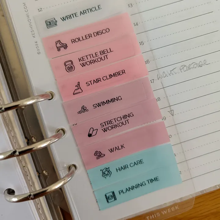 Page Flag Labels - Editable Canva Template A5 Size product image (2)
