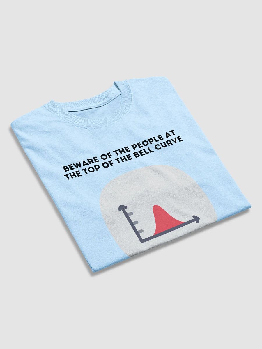 Beware of the people at the top of the bell curve (Heavyweight T-Shirt) product image (31)