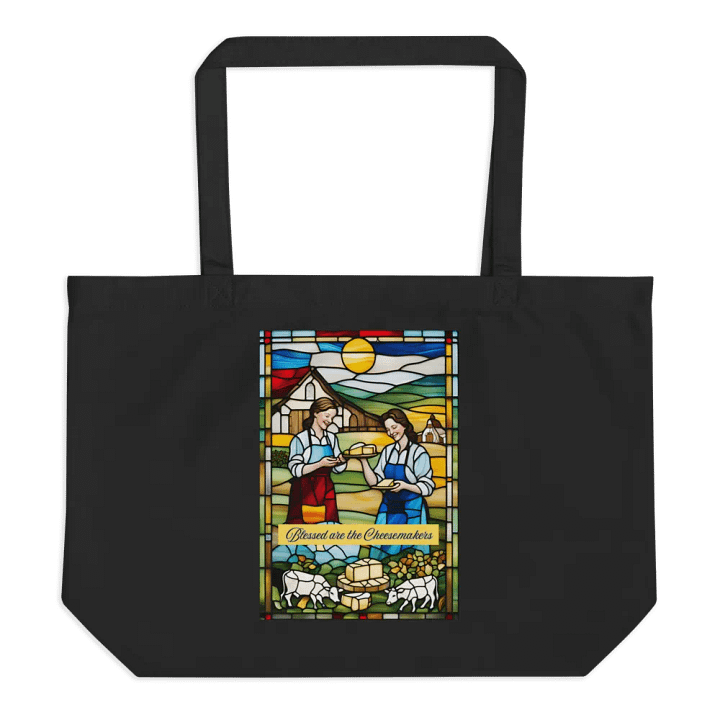 Blessed are the Cheesemakers Organic Tote #04 product image (1)