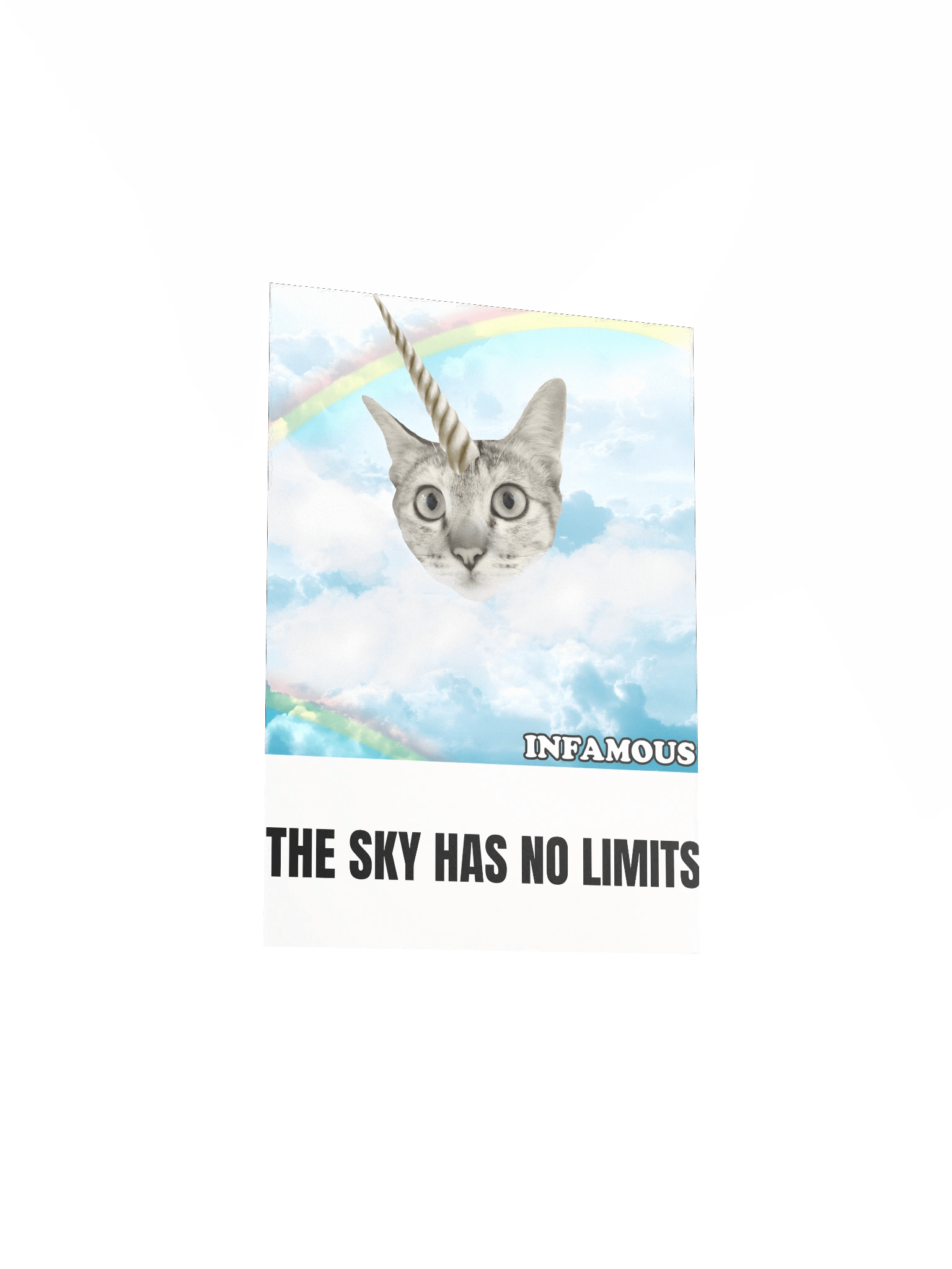 The Sky Has No Limits Cat Poster product image (5)