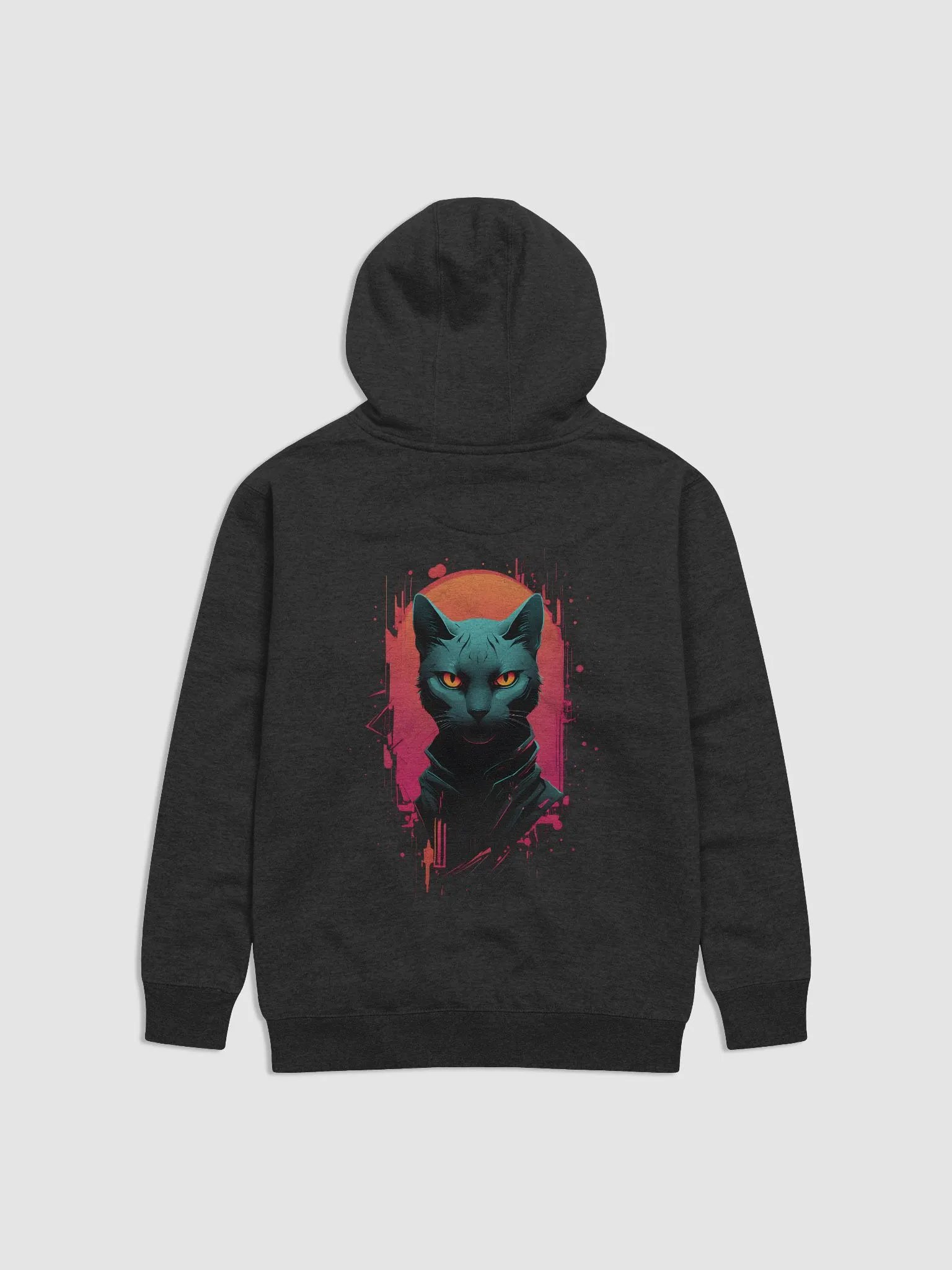 Neon Cat Vibes Premium Hoodie product image (22)