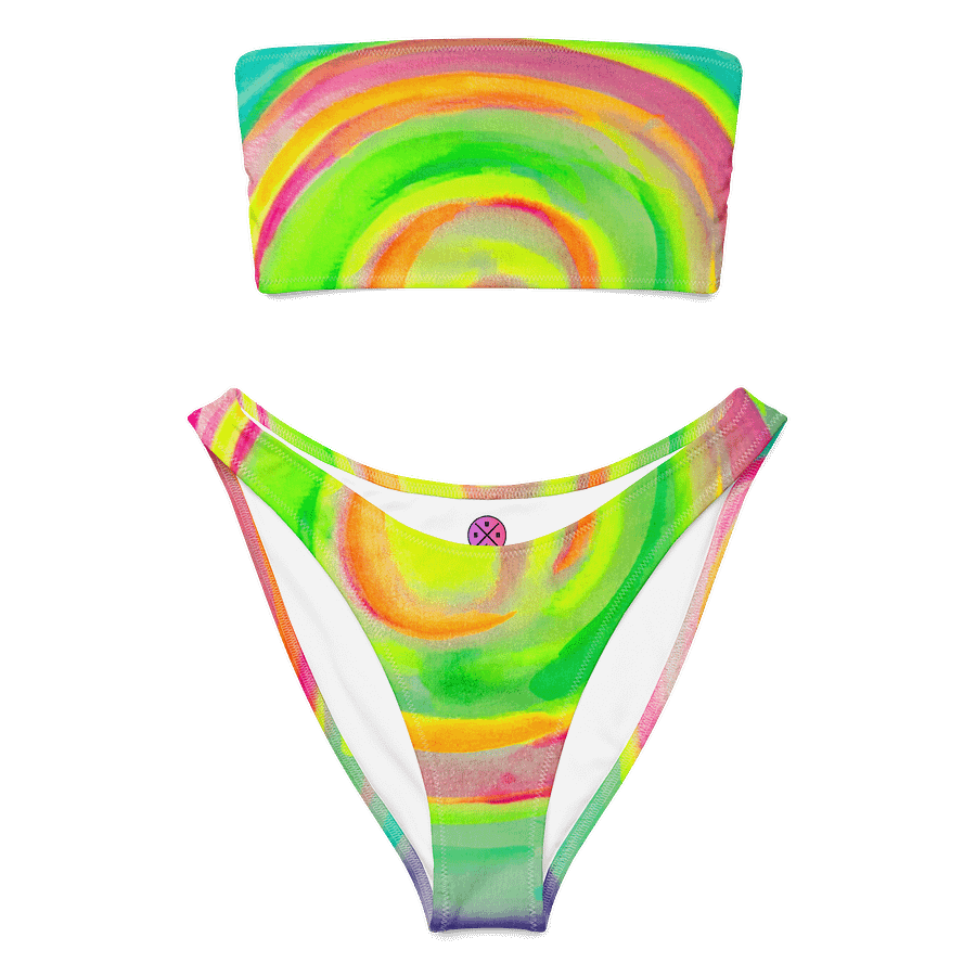 Watercolor Strapless Bikini product image (2)