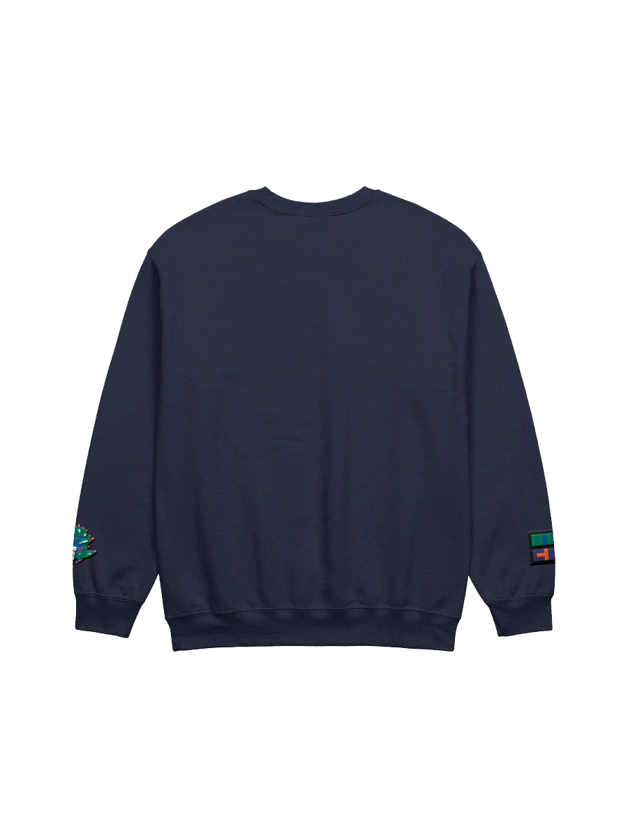 "Cutie Keys" Basic Embroidered Sweatshirt - Nudibranch Leaf Sheep Sea Slug product image (2)