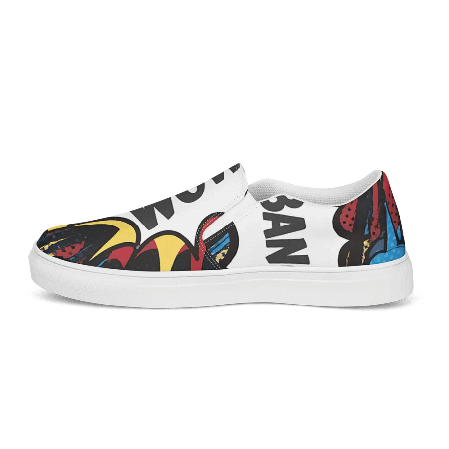 Pop-Art Explosion Men's Slip-On Shoes product image (9)