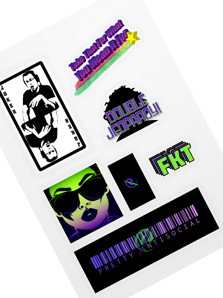 Pretty AntiSocial Spring/Summer Sticker Sheet 🌞🎙️ product image (1)