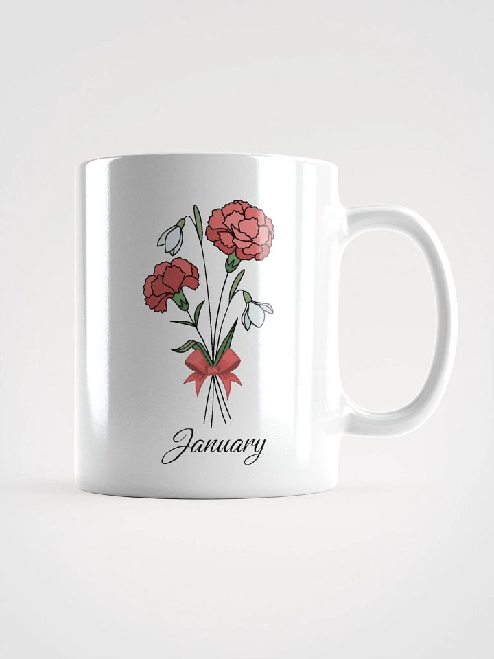 Birthday Flower Mug, January product image (1)