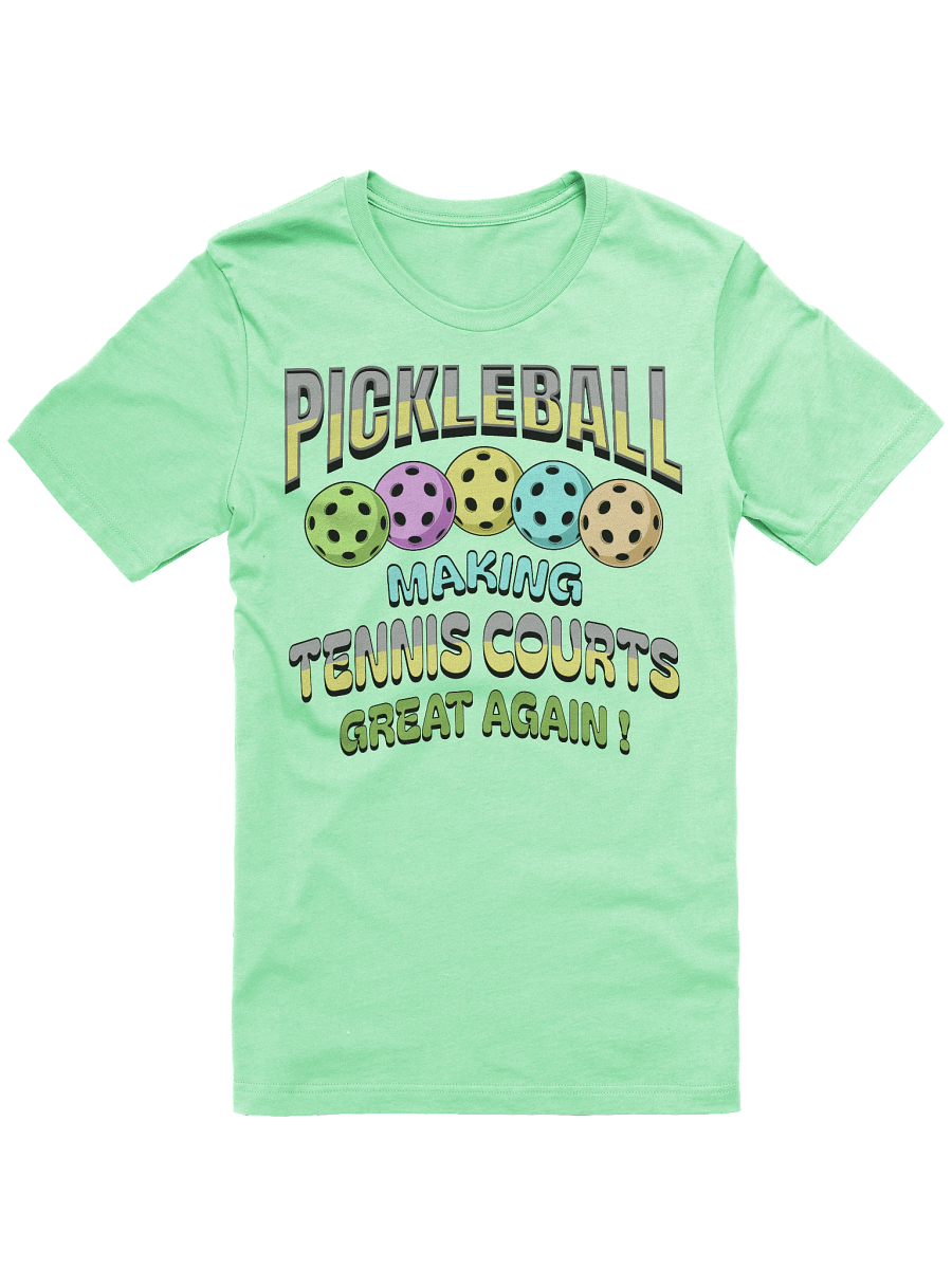 Pickleball Making Tennis Courts Great Again Revolution Tee product image (28)
