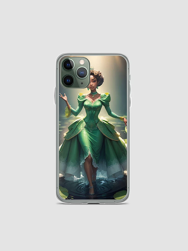 Princess Tiana Inspired iPhone Case - Fits iPhone 7/8 to iPhone 15 Pro Max - Enchanted Lily Design, Durable Protection product image (2)