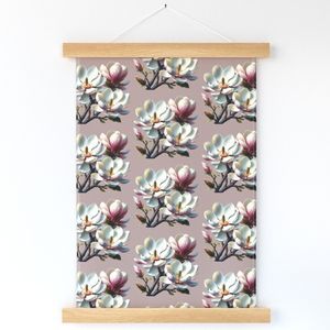 Seamless Pattern - Magnolia Pattern 1 on Beige Background product image (12)