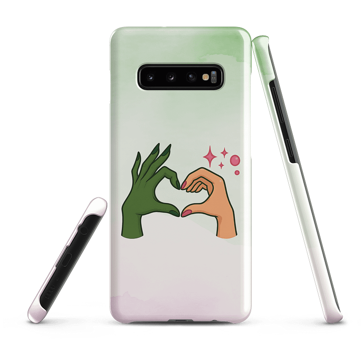 Broadway Witch Friendship Samsung Case – Wicked Heart Hands Art – Gelphie Gift Idea product image (5)
