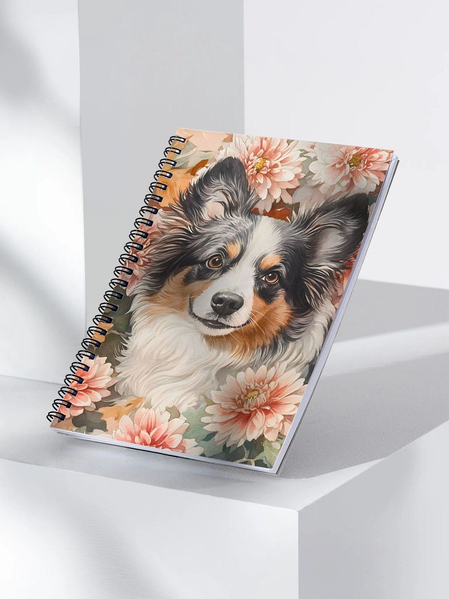 Chrysanthemum Dog Spiral Notebook product image (3)
