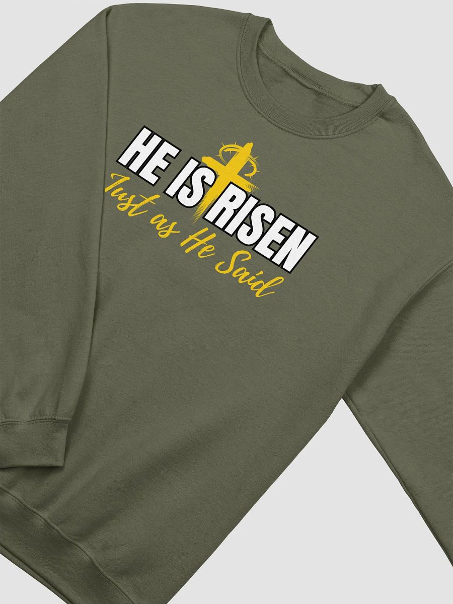 He is Risen, Just as He Said, Easter Gildan Sweater product image (3)