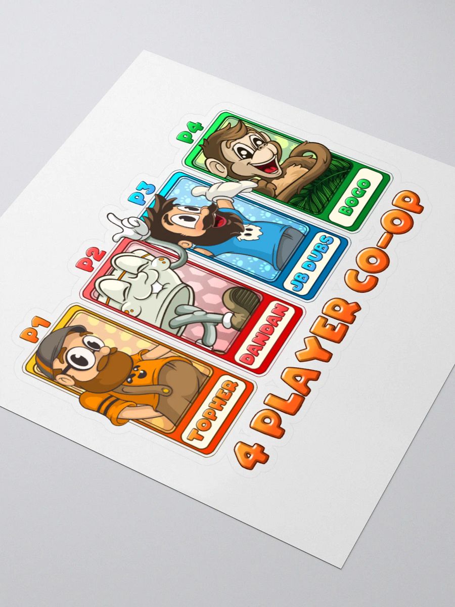 4 Player Co-Op - Sticker product image (3)