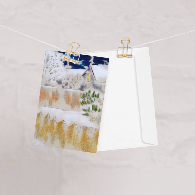 Snowy Fences Holiday Card product image (16)