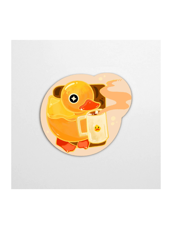 Duck Mug Kiss Cut Stickers product image (3)