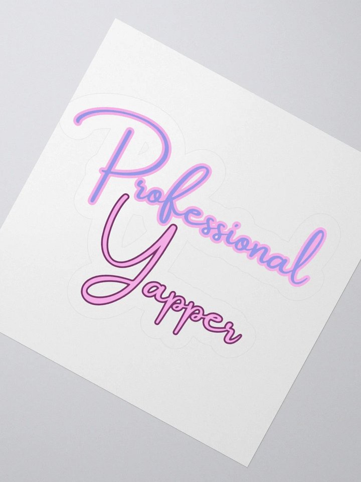 Professional Yapper Sticker product image (2)