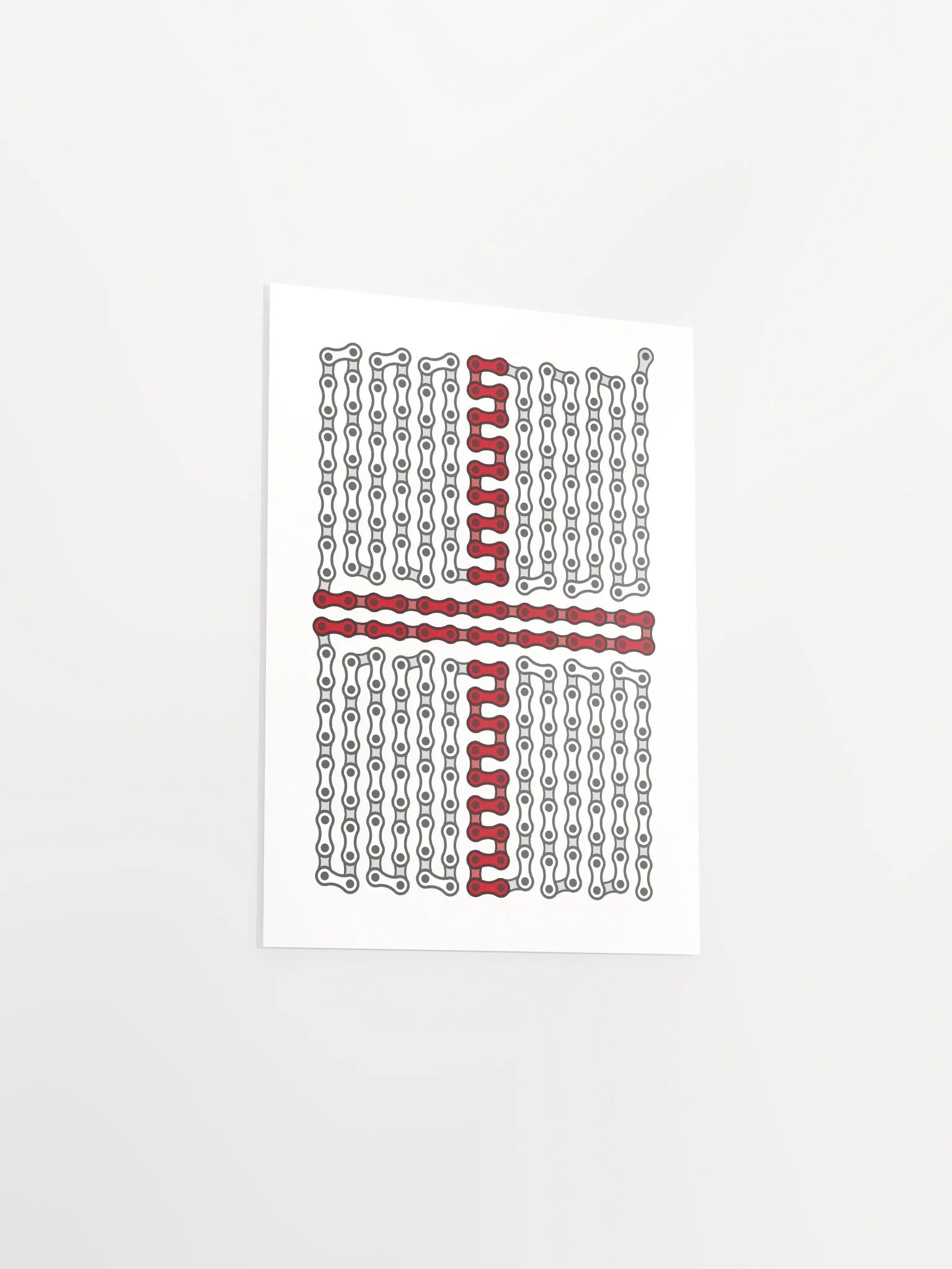 England Bike Chain Flag Poster product image (3)