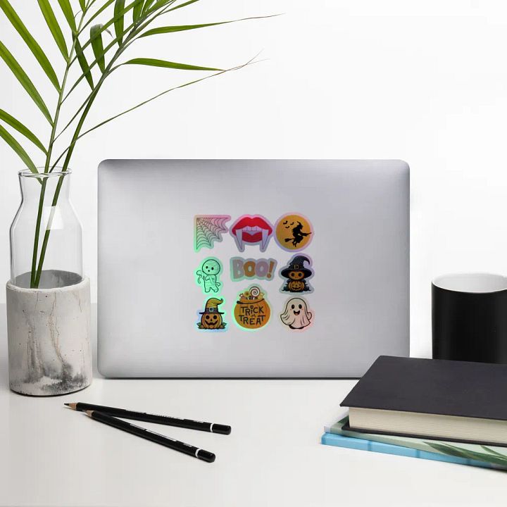 Spooky Holographic Halloween Sticker Sheet product image (2)