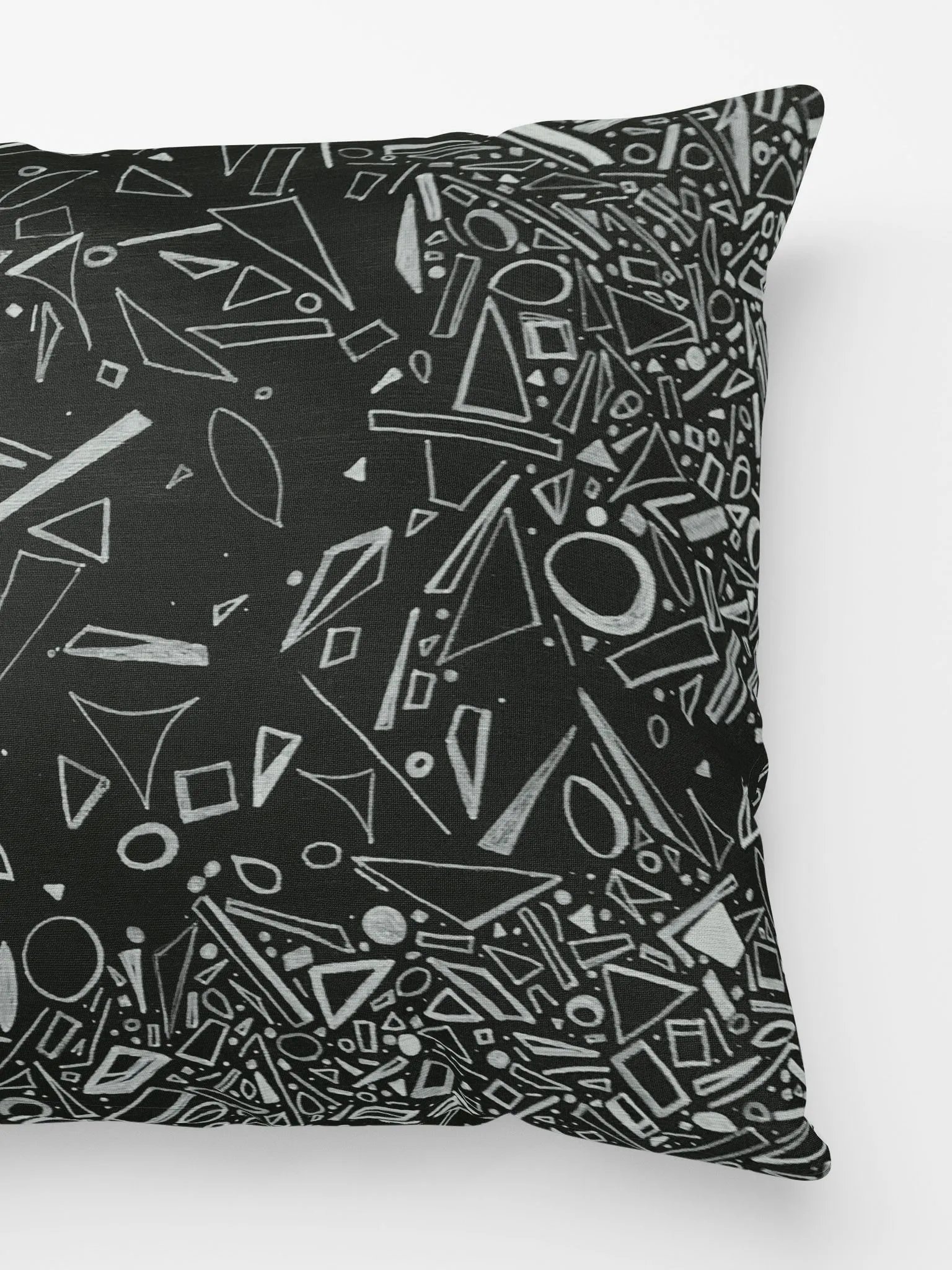 Square Graphic Black-White Pillows product image (2)