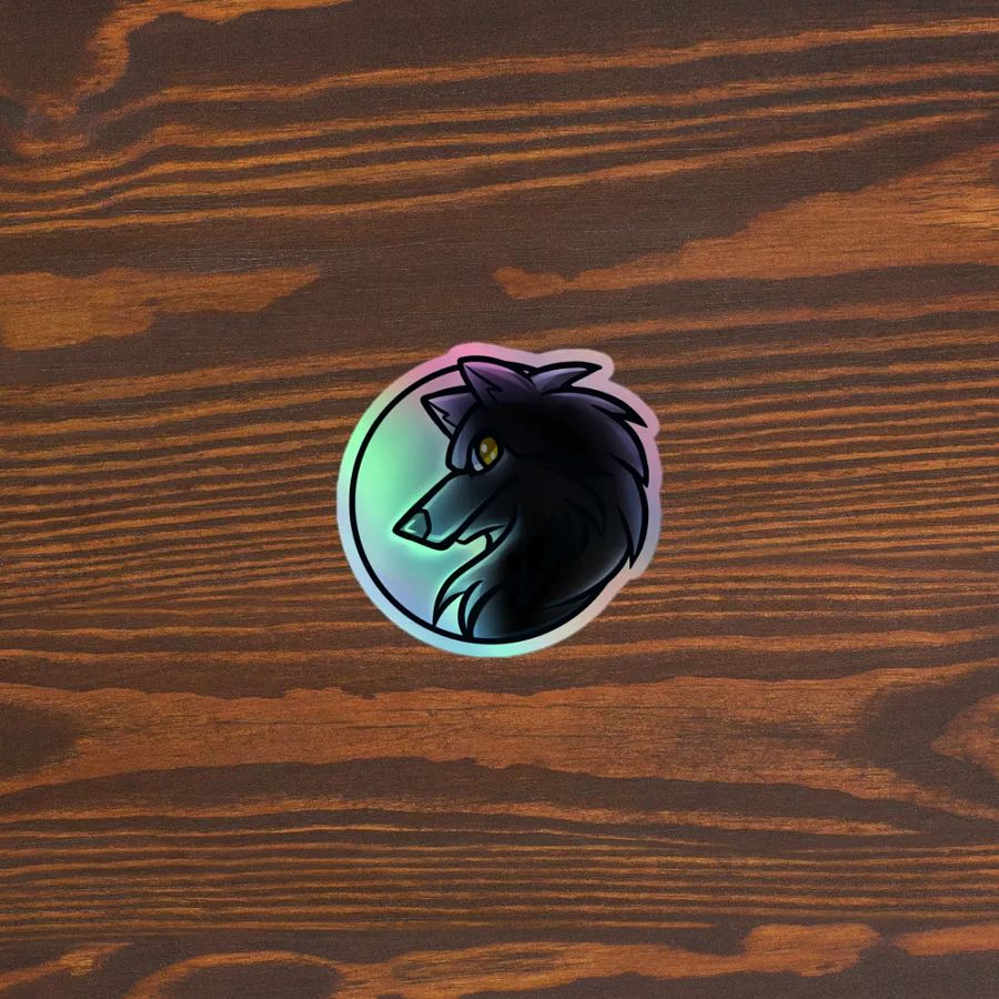 Lone Wolf Holographic Sticker Set product image (5)