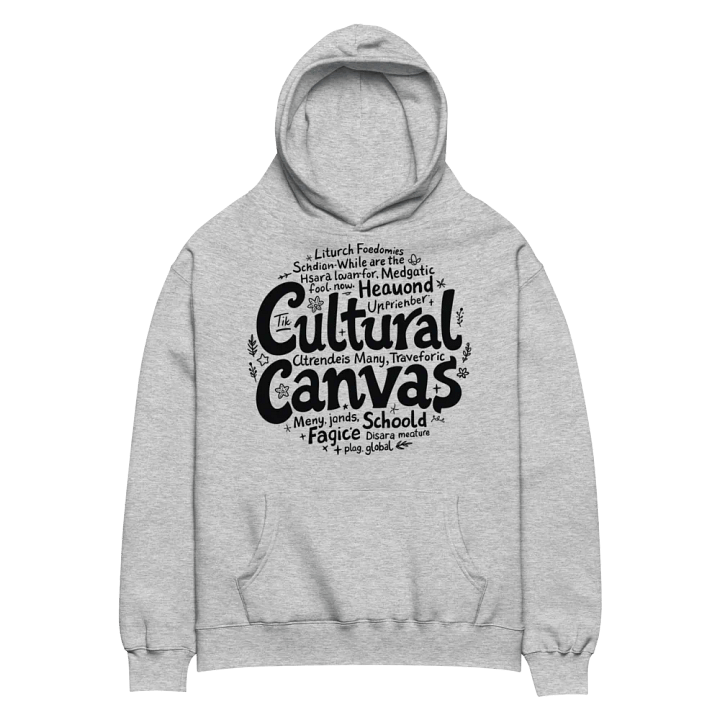 Cultural Canvas Word Cloud Hoodie product image (2)