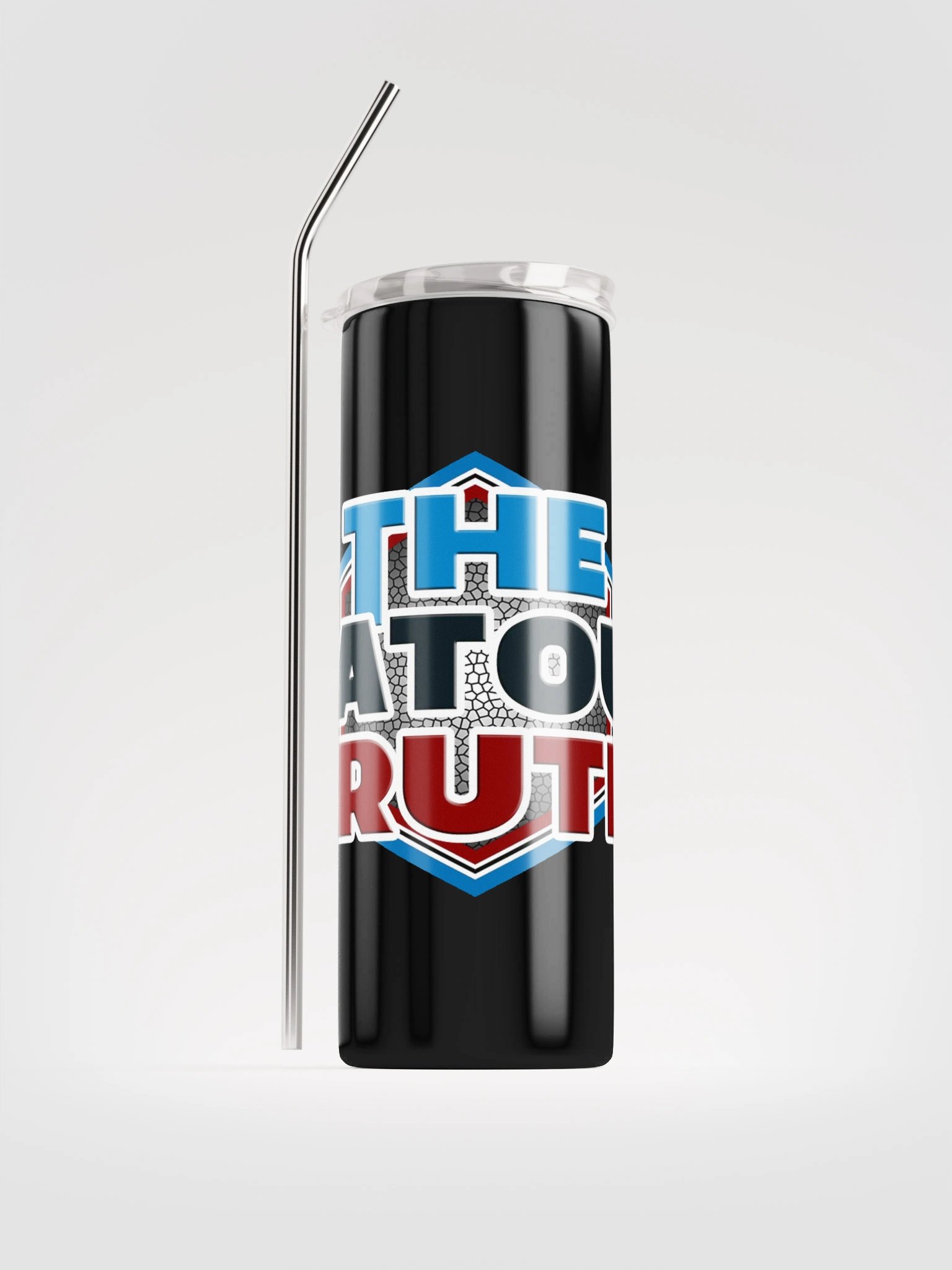 TFOT Blue Hex Stainless Straw Tumbler product image (3)