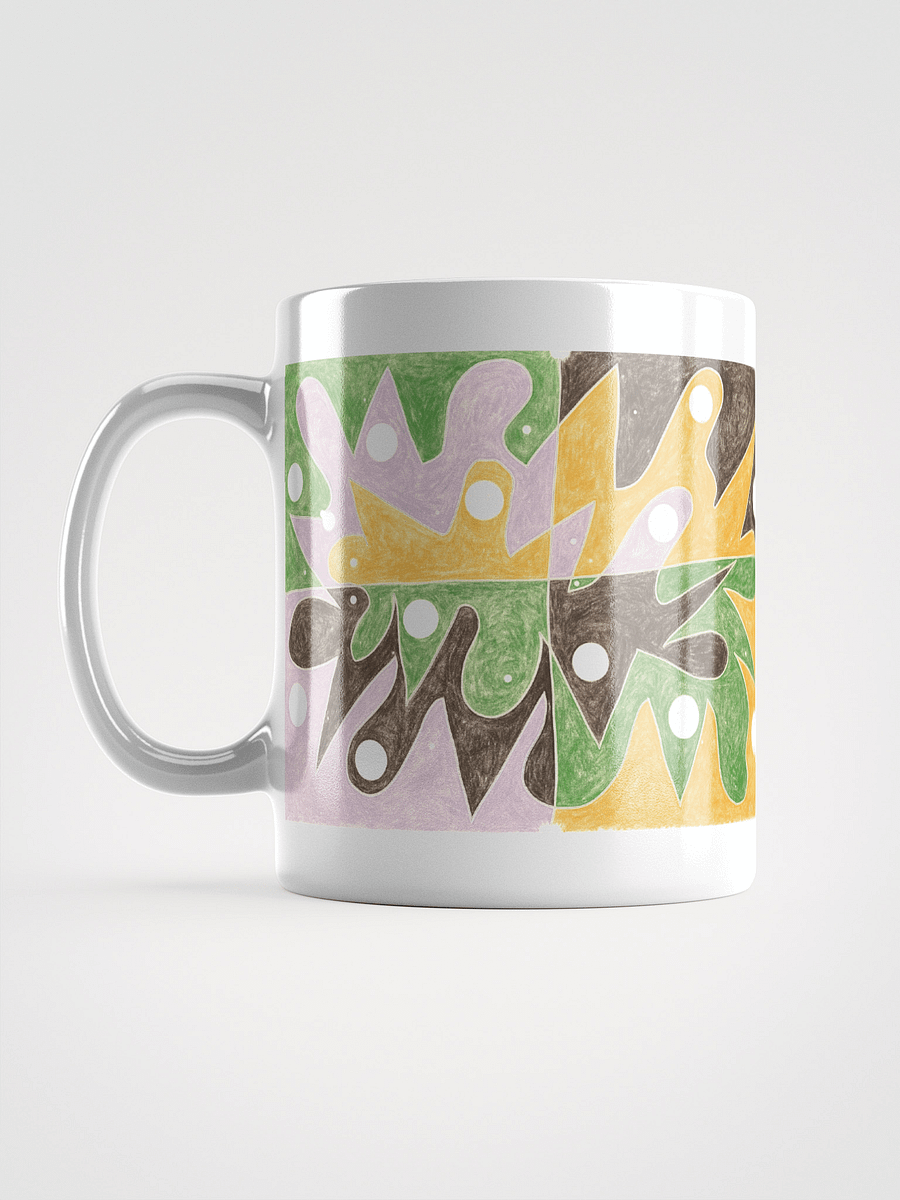 Cartoon College 3 & 4 White Glossy Mug product image (12)