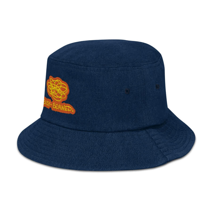 BUSY-BRAINED (solar) denim bucket hat product image (4)