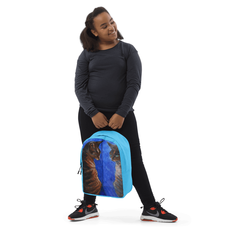 mirror cat painting backpack product image (7)