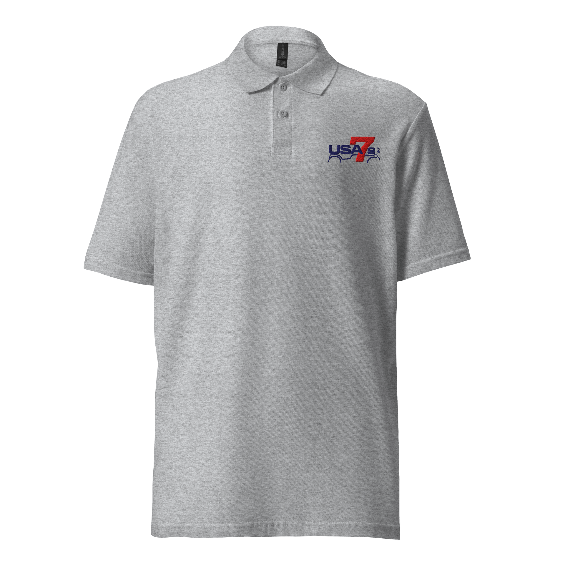 Polo Shirts with Blue & Red Logo product image (1)