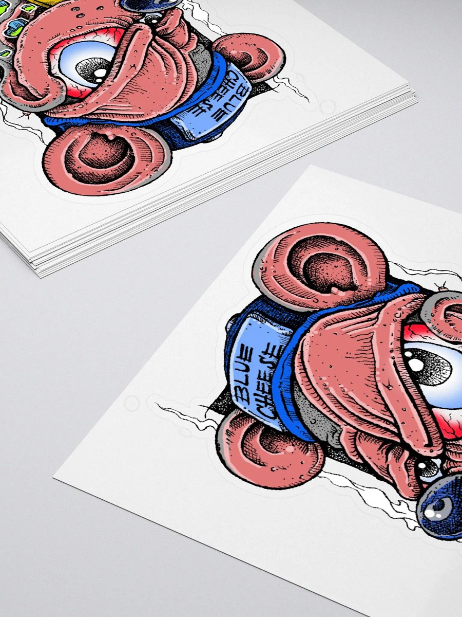 Blue Cheese Kiss Cut Sticker product image (7)