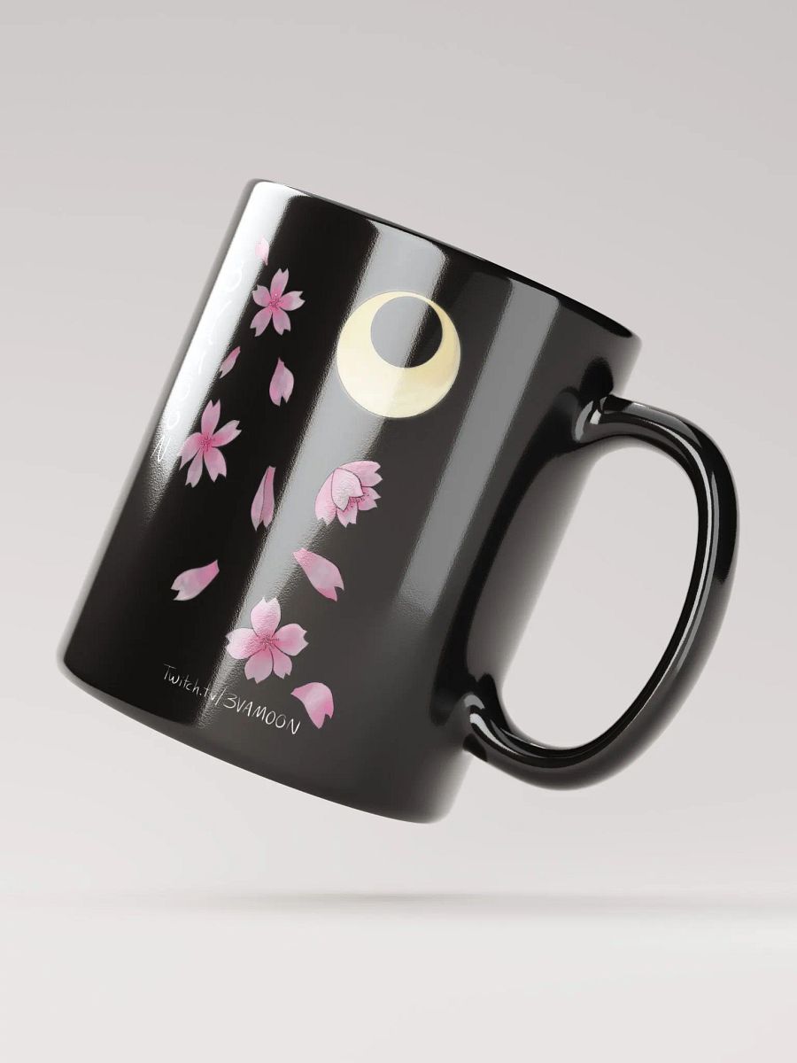 Sakura Moon black mug product image (5)