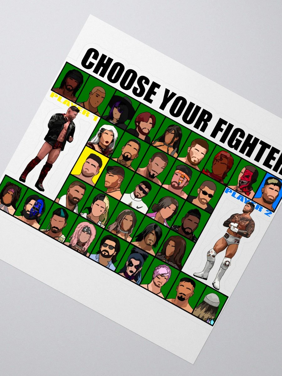 PEPW Choose Your Fighter MVH x Flynn Sticker product image (2)