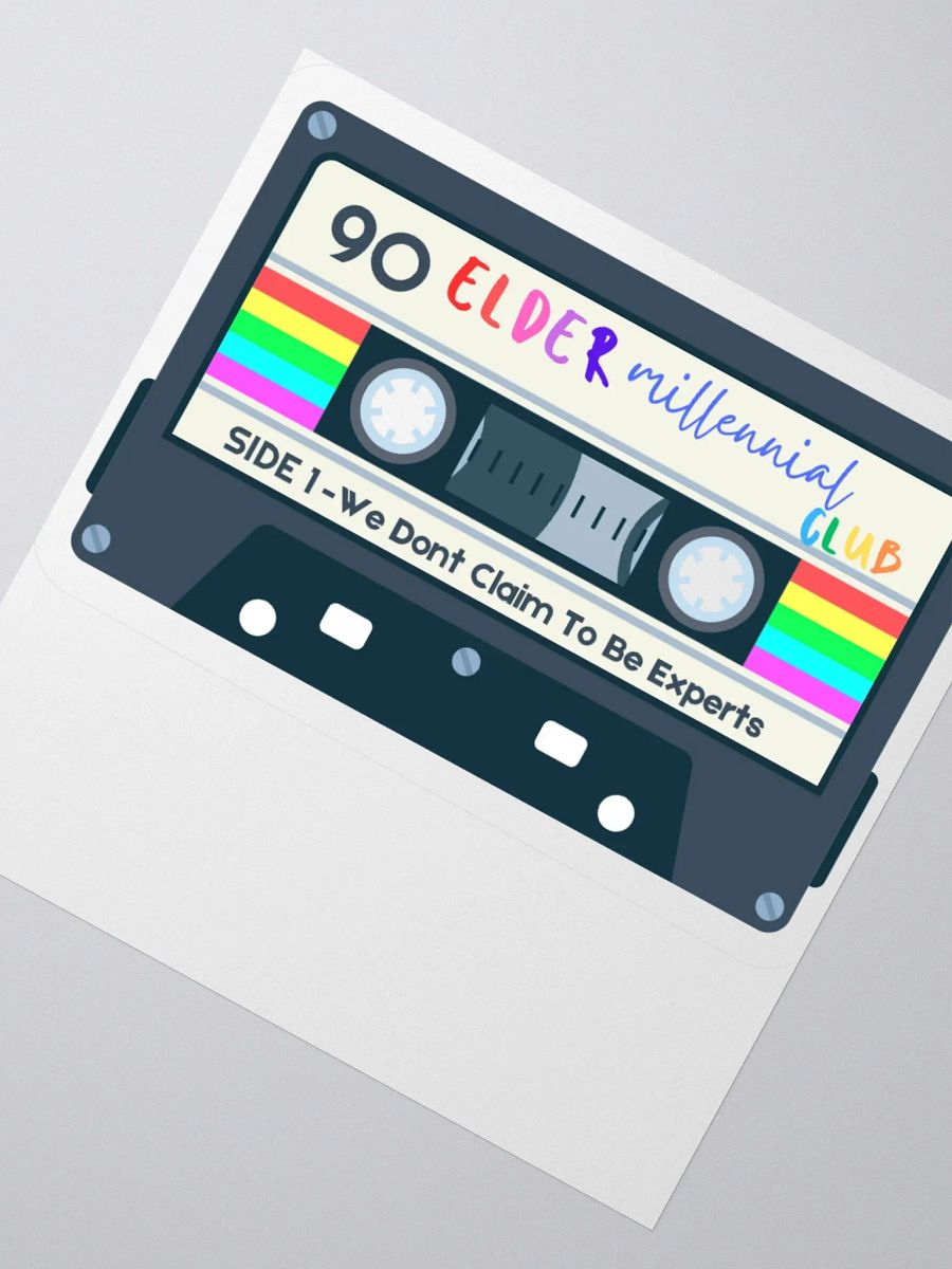 Retro Cassette Tape Kiss Cut Sticker product image (3)