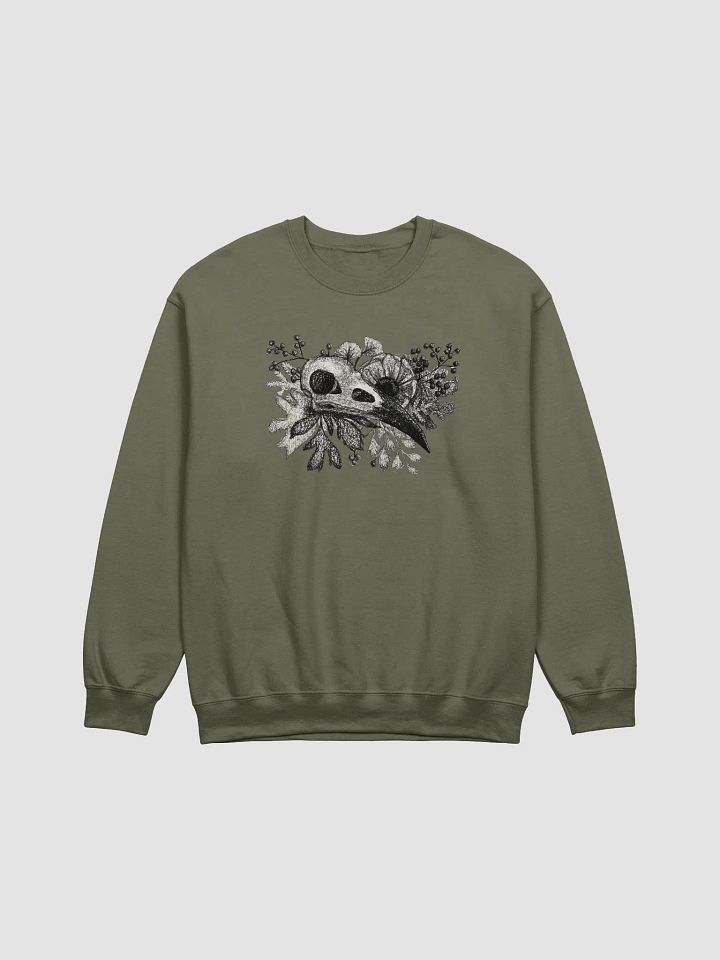 Dark Raven Skull Unisex Sweatshirt product image (1)