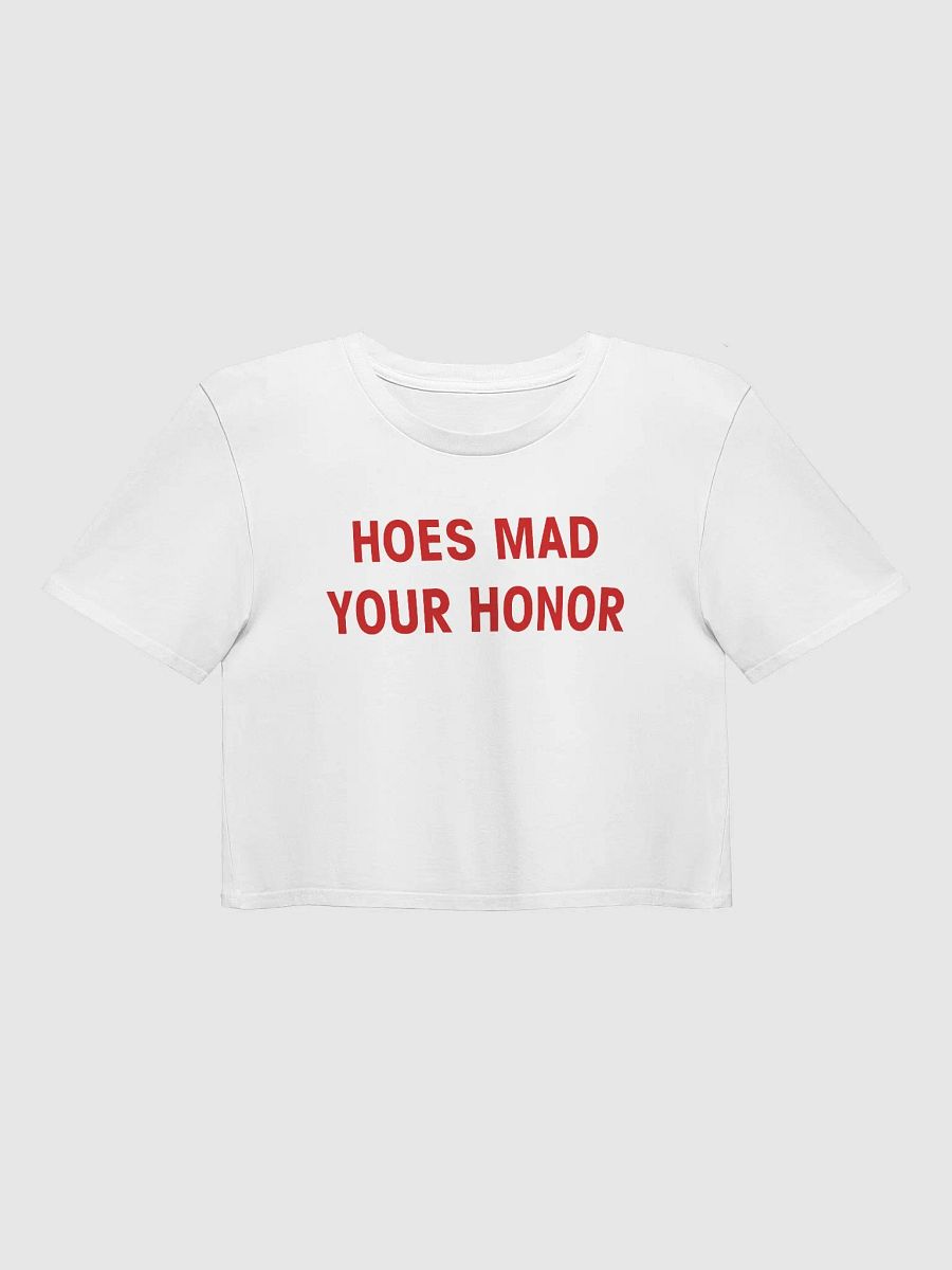 HOES MAD YOUR HONOR Crop Top product image (1)