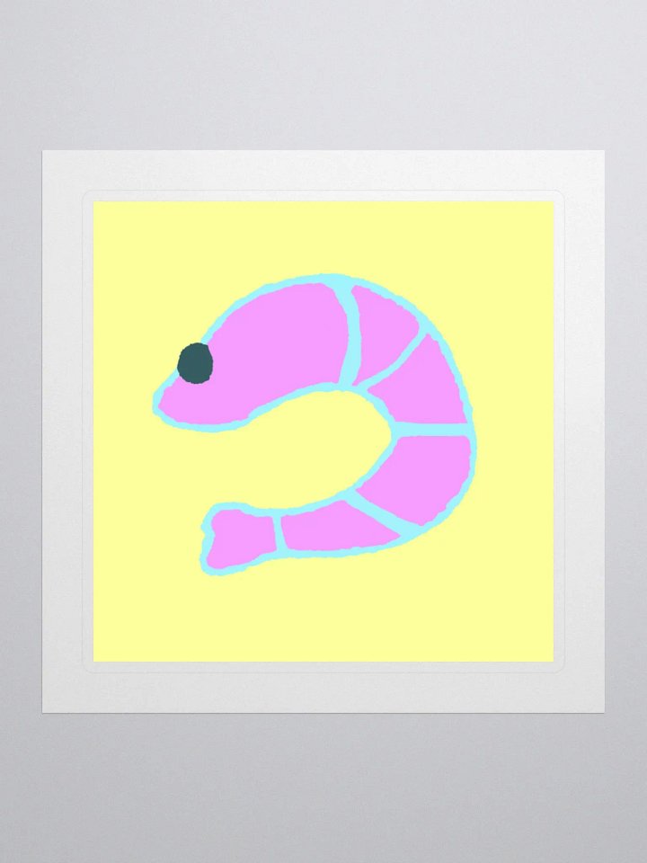 Ruka Shrimp Logo Sticker product image (2)