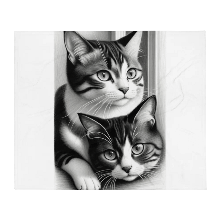 Cozy Cats Throw Blanket product image (2)