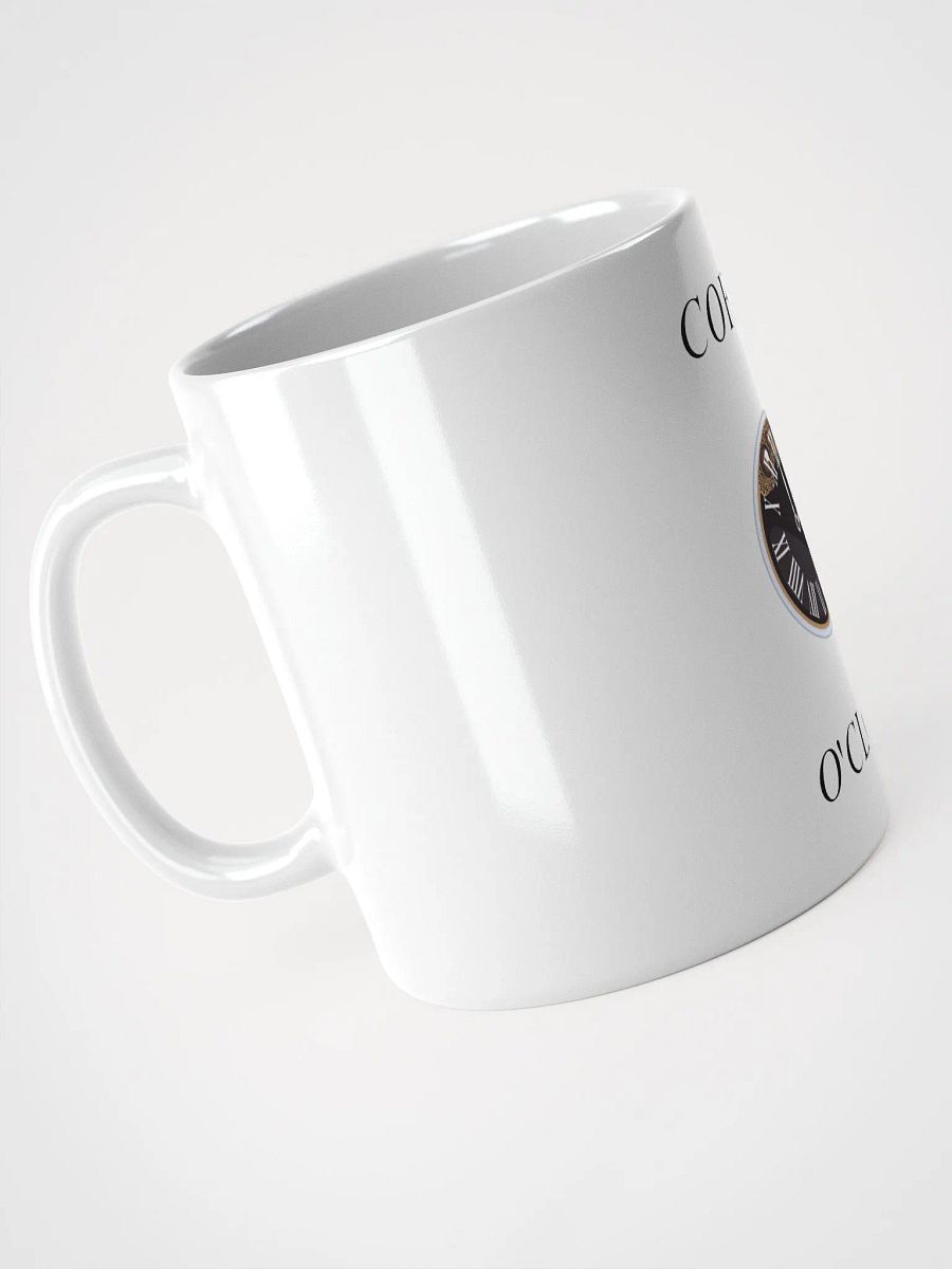COFFEE O'CLOCK- Glossy Coffee Mug (WHITE) product image (2)