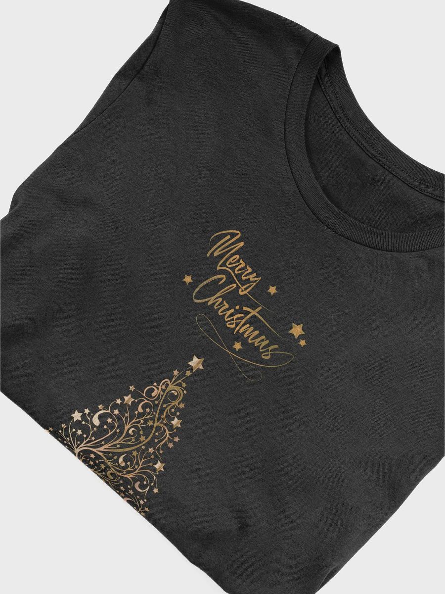 Golden Christmas Tree Merry Christmas T-Shirt - Rose product image (5)
